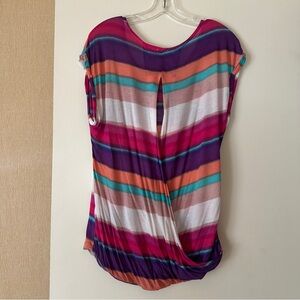 Splendid Open Back Drape Tee